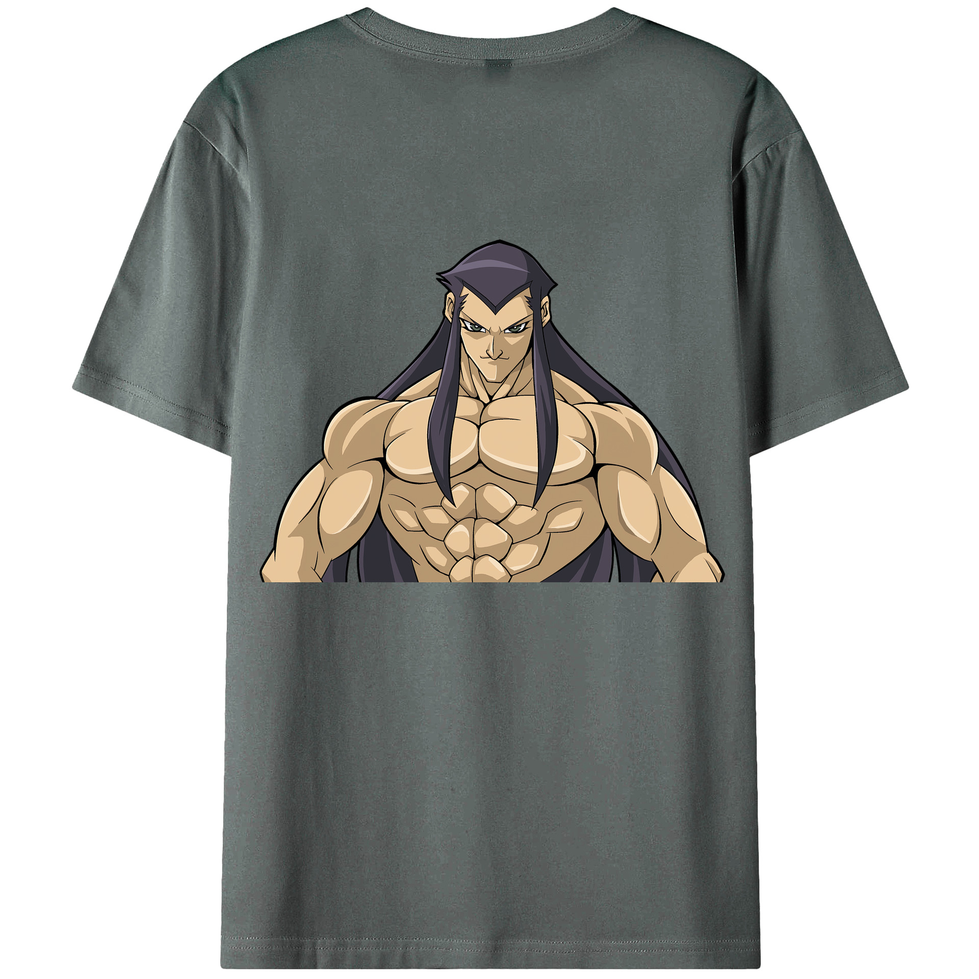 （画像用） 遊☆戯☆王 Yu-Gi-Oh! 綿100％ メンズ半袖Tシャツ（バックプリント） 通気性
